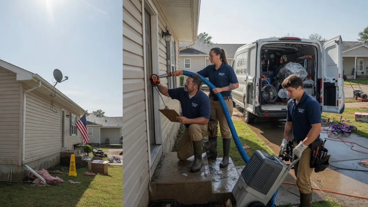Ceiling Water Damage Restoration in South Lebanon, OH near me